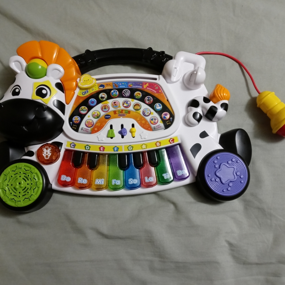V-Tech Zoo Jamz Piano 🎹 Funky Sounds "FUN ATTRACTIVE🐼PERFORM WELL" 🎭 NEW!! - Picture 9 of 13